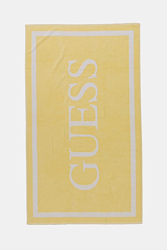Bavlněný ručník Guess žlutá E5GZ13.SG00P