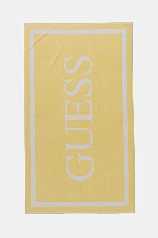 Bavlněný ručník Guess žlutá E5GZ13.SG00P