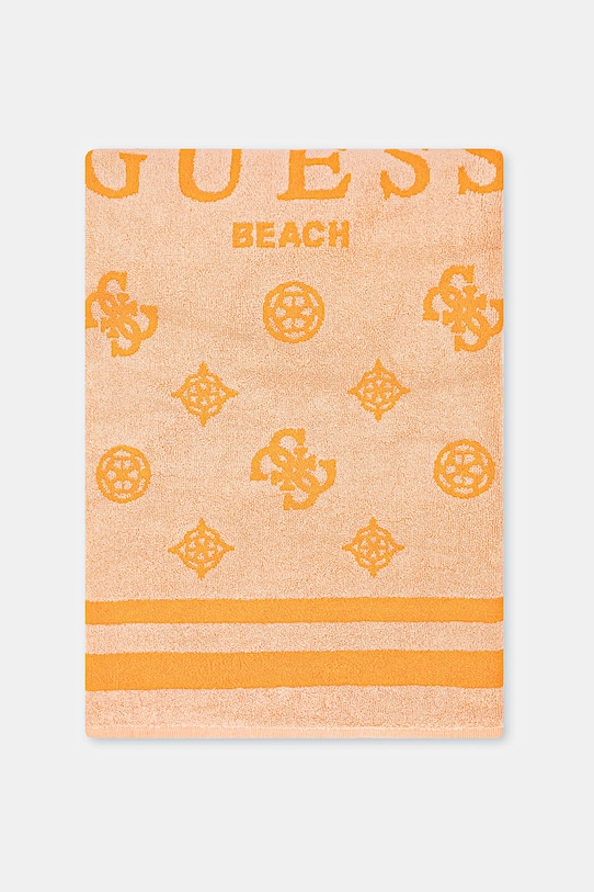 Βαμβακερή πετσέτα Guess E5GZ08.SG00P πορτοκαλί SS25