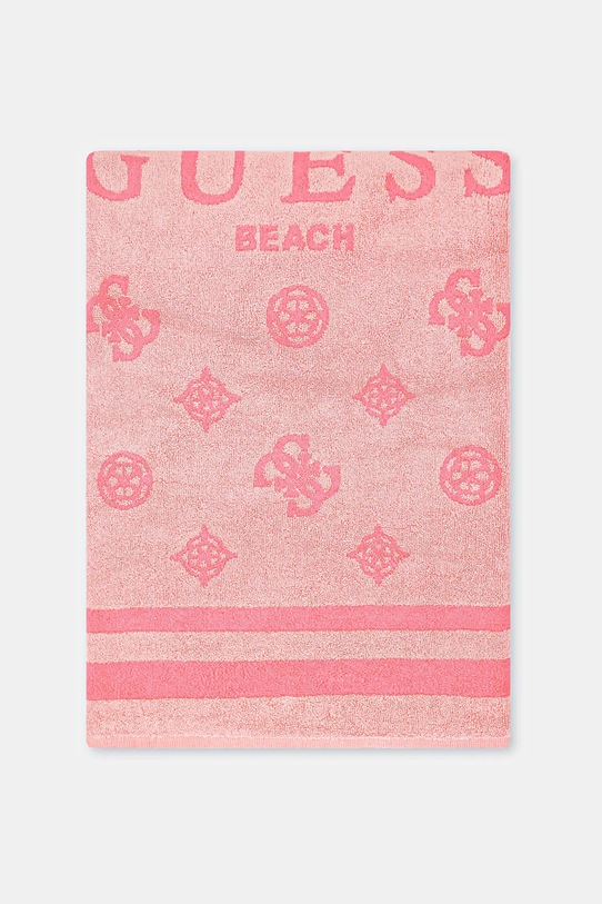 Guess ręcznik bawełniany E5GZ08.SG00P różowy SS25