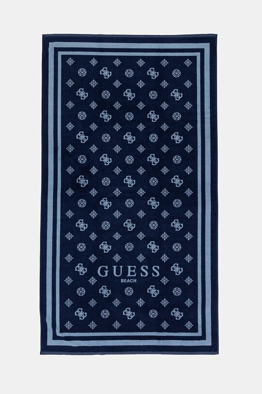 Бавовняний рушник Guess темно-синій E5GZ08.SG00P