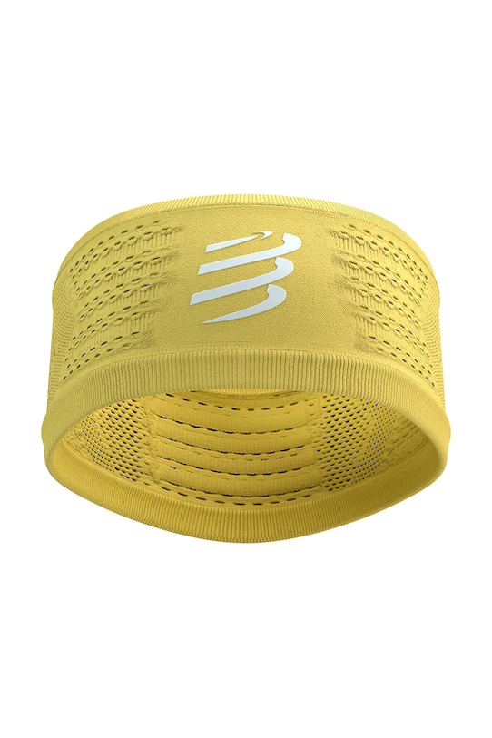 Compressport opaska na głowę damska On/Off XBNU390 żółty SS26