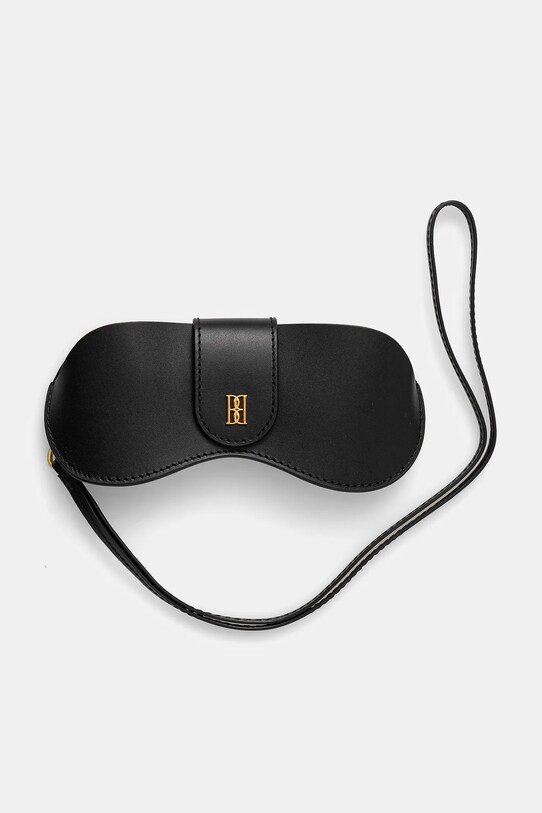 By Malene Birger etui na okulary skórzane AYA SUNNY na okulary czarny 101995