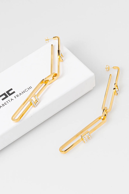 Náušnice Elisabetta Franchi zlatá OR12M52E2