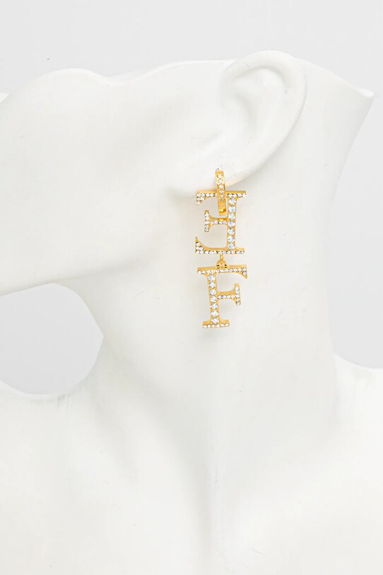 Elisabetta Franchi cercei OR17K52E2 aur SS25