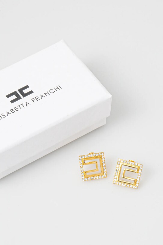 Elisabetta Franchi cercei aur OR58A52E2
