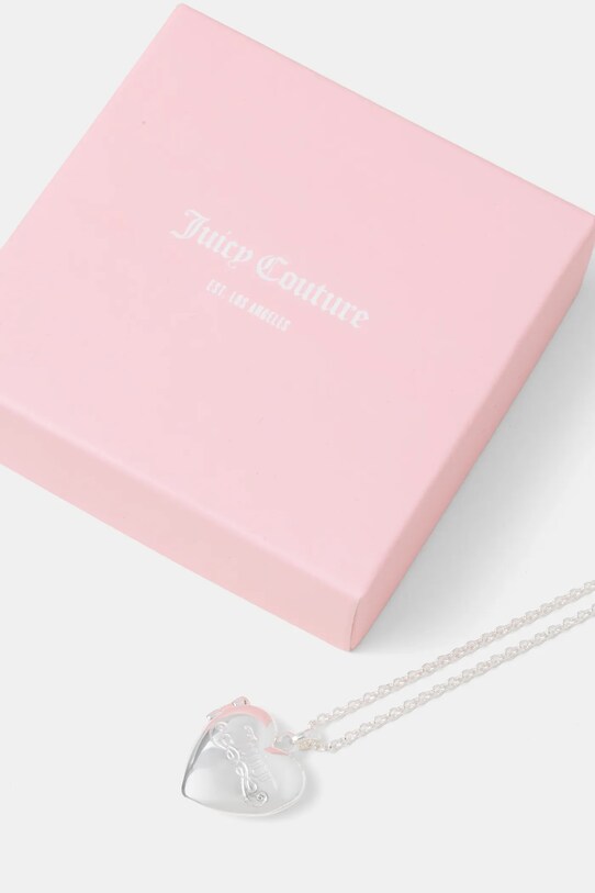Doplňky Náhrdelník Juicy Couture JUICY HEART LOCKET NECKLACE JCJCHN124017 stříbrná