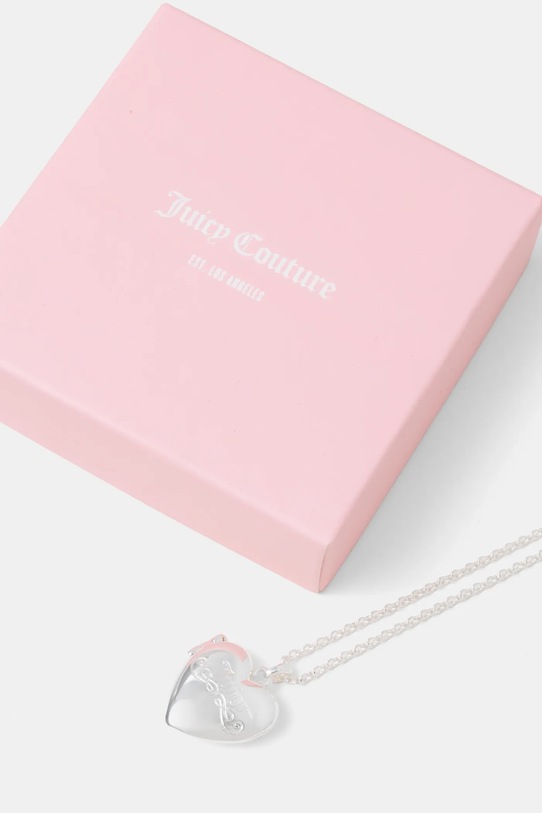 Dodaci Ogrlica Juicy Couture JUICY HEART LOCKET NECKLACE JCJCHN124017 srebrna