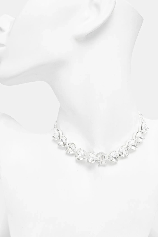 Doplnky Náhrdelník Juicy Couture JC CRYSTAL CHOKER JCJCN124022 strieborná