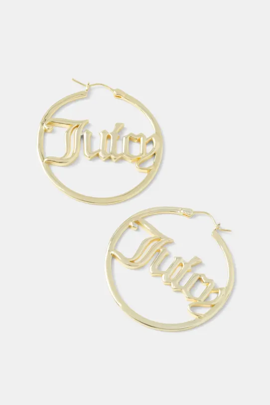 Обици Juicy Couture JUICY LARGE HOOP EARRINGS да злато JCJHE124010