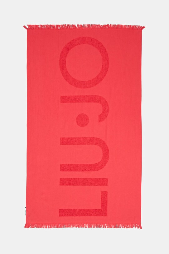 Liu Jo prosop din bumbac rosu VA5193.T0300