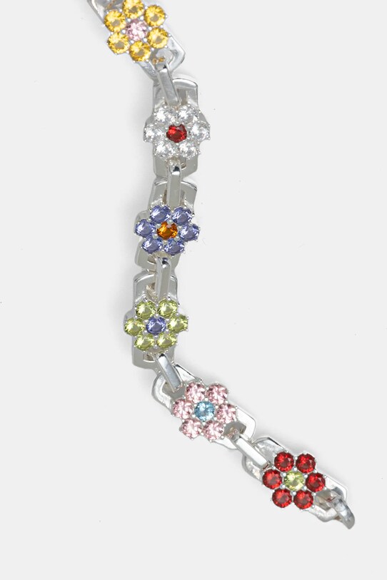 Серебряный браслет HATTON LABS Daisy Bracelet HL.S5.B9.13 мультиколор SS25