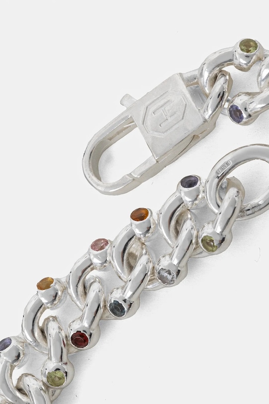 Ασημένιο βραχιόλι HATTON LABS Formula Bracelet HL.S5.B7.13 πολύχρωμο SS25