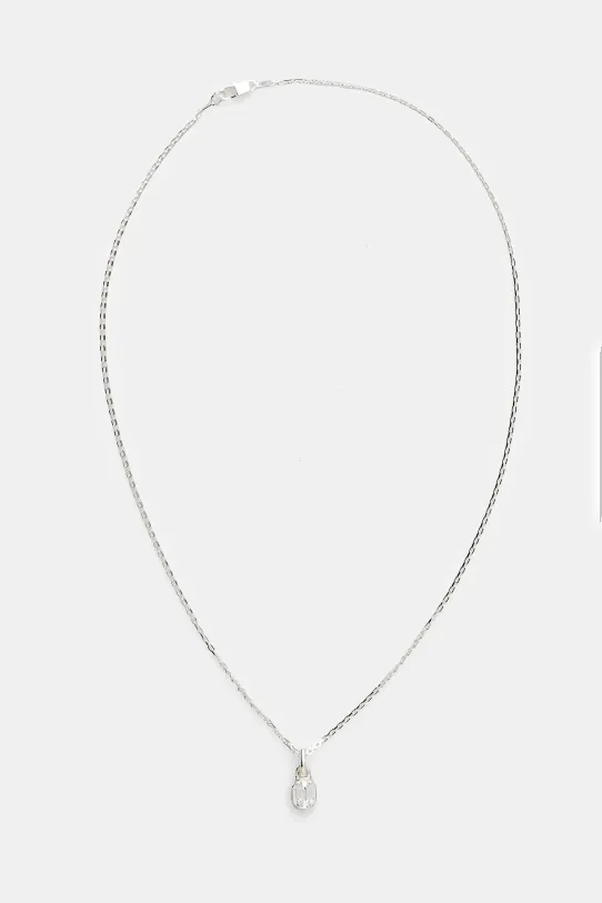 HATTON LABS silver necklace Hatton Pendant cubic zirconia silver HL.W4.111.01A