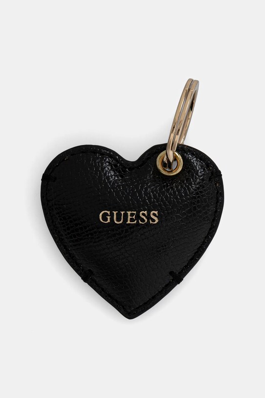 Kožená kľúčenka Guess čierna RW1764.P5201