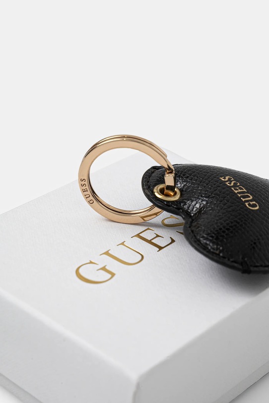 Kožená kľúčenka Guess RW1764.P5201 čierna SS25