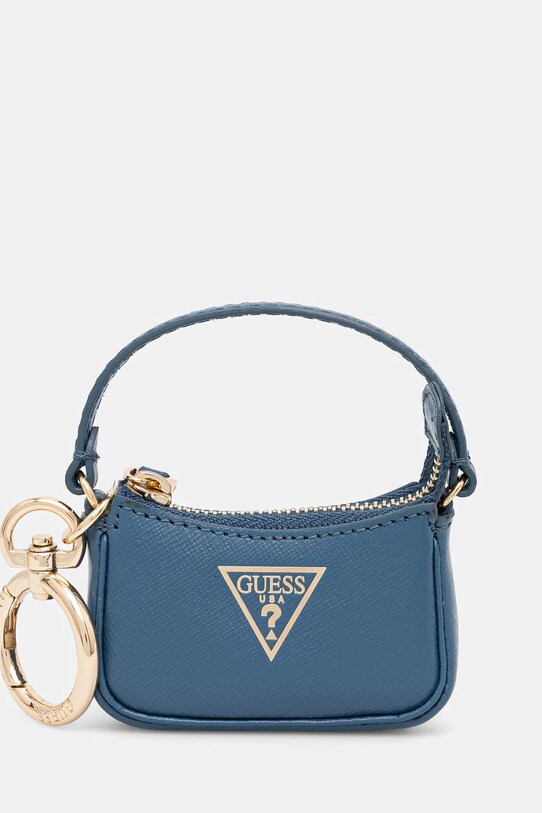 Кожаный брелок Guess MIRIAM голубой RW1774.P5201