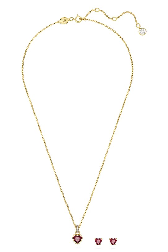 Колие и обици Swarovski CHROMA 5684506 злато SS25