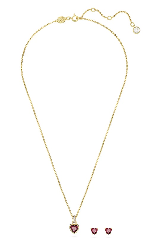 Swarovski colier si cercei CHROMA 5684506 aur SS25