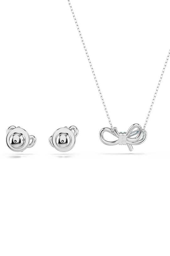 Swarovski colier si cercei argintiu 5723554