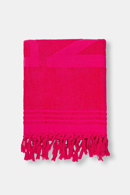 Banana Moon ręcznik bawełniany Towely 100 x 180 cm POPSY.TOWELY różowy SS26