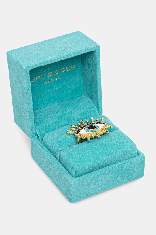 Akcesoria Kurt Geiger London pierścionek 8839361429 złoty