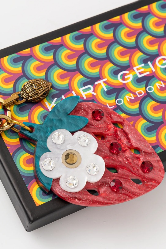 Kurt Geiger London breloc 4380855999 rosu SS25