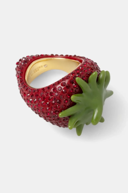 Kurt Geiger London inel PAVE Gift Box rosu 4343250429