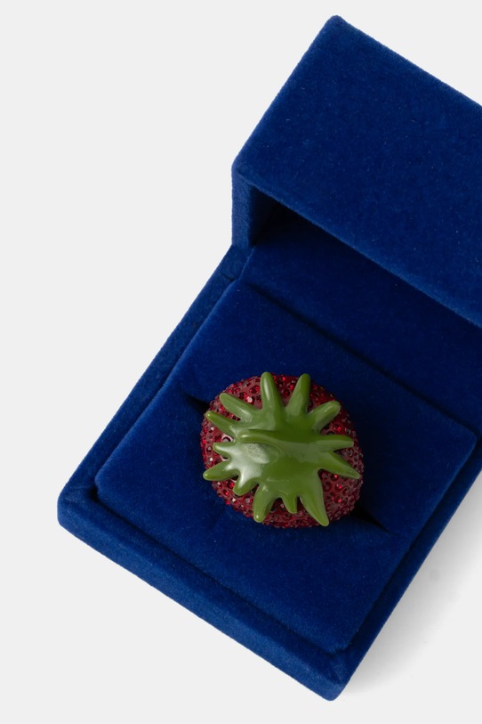 Accesorii Kurt Geiger London inel PAVE 4343250429 rosu