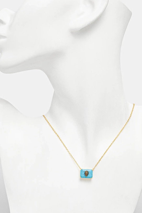 Akcesoria Kurt Geiger London naszyjnik 4341177429 turkusowy