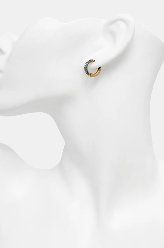 Náušnice Kurt Geiger London PAVE 3655177429 tyrkysová SS25