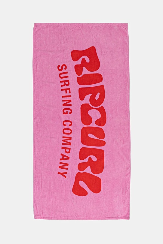 Хлопковое полотенце Rip Curl розовый 01OWTO