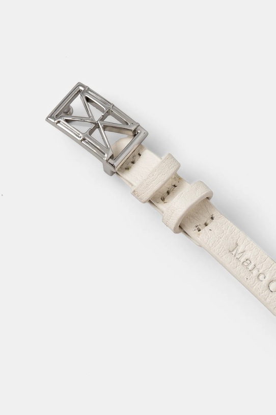 Kožený náramek Marc O'Polo 50219901001110 bílá SS25