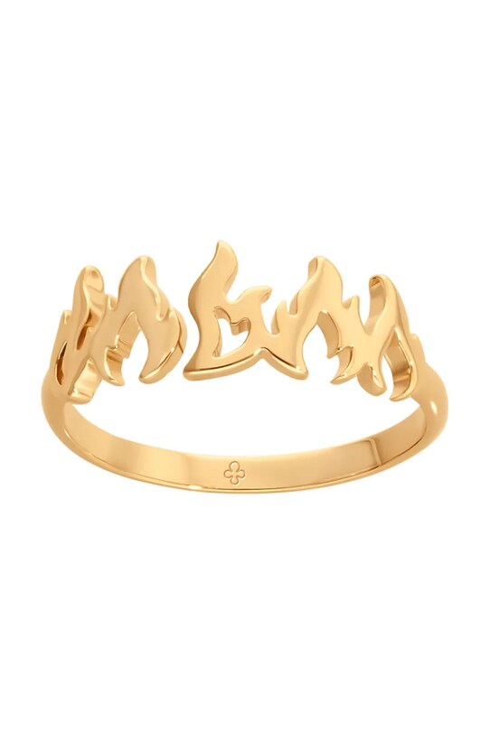 Lilou pierścionek Flame of Love złoty 244/PIE/5/PO