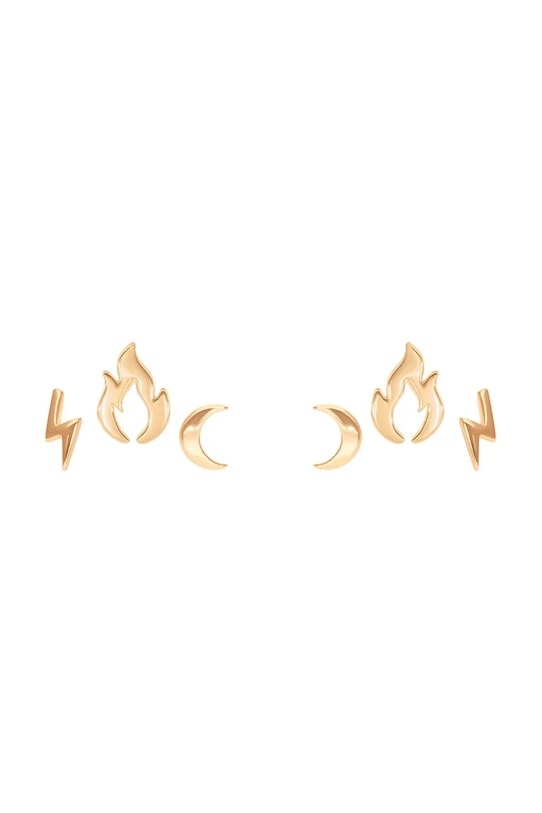 Сережки Lilou Flame of Love золотий 244/10/KOL/NO2/3/PO
