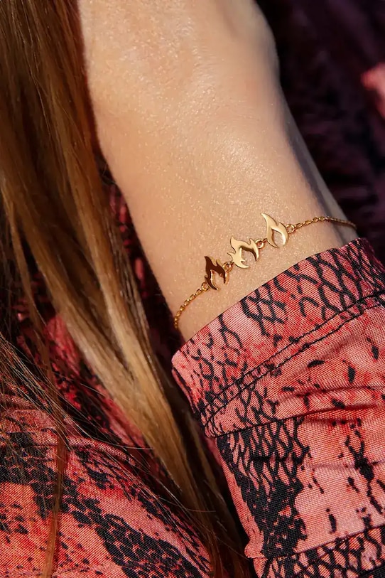 Lilou bratara Flame of Love 244/220/BRA/3/PO aur SS25