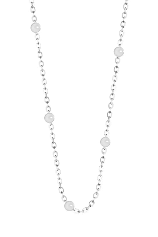 Lilou naszyjnik posrebrzany 240/400/LAN/KUL/SR srebrny SS25