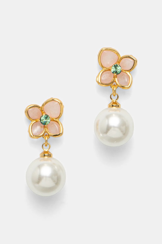 Naušnice Kate Spade prirodni kamen zlatna KL368