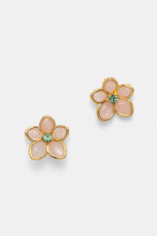 Сережки Kate Spade циркон золотой KL369