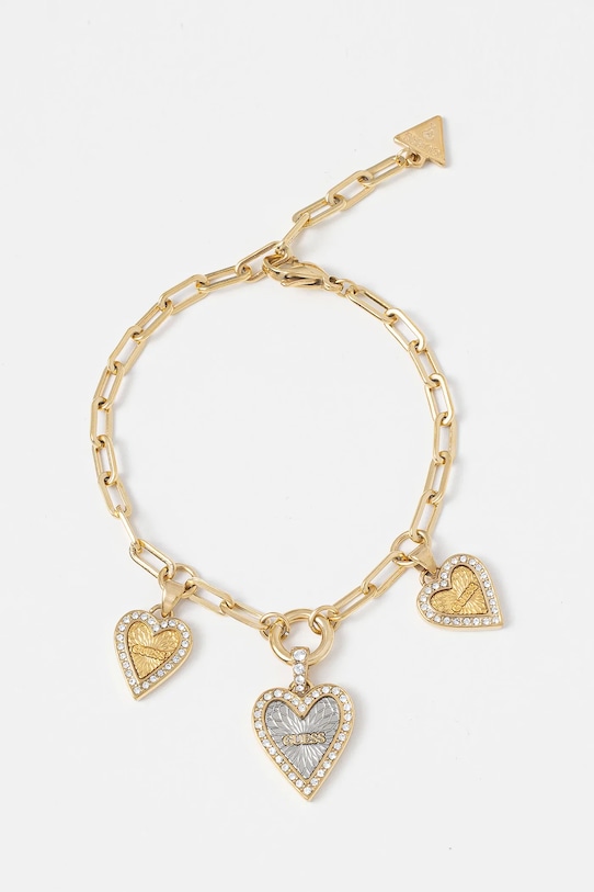 Náramek Guess LOVE ME TENDER zlatá JUBB03.235JW