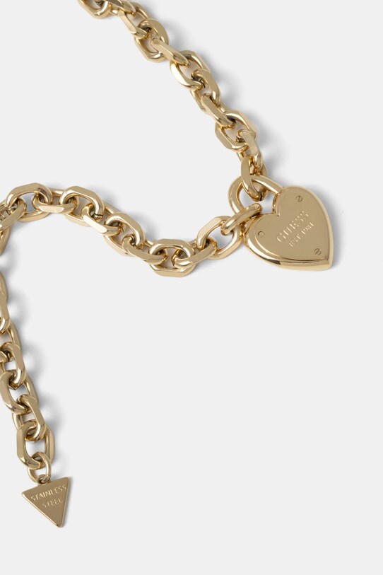 Βραχιόλι Guess ALL YOU NEED IS LOVE JUBB04.269JW χρυσαφί SS25