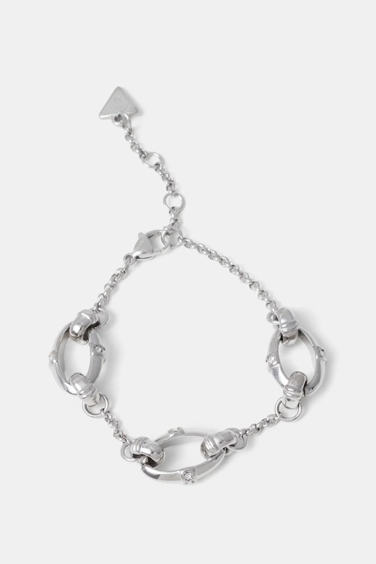 Guess bratara BAMBOO zirconiu cubic argintiu JUBB05.168JW