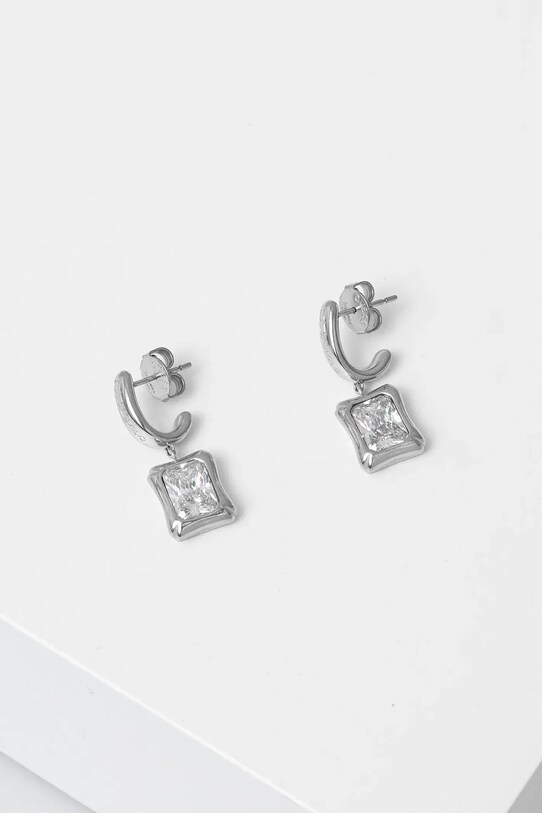 Сережки Guess BAMBOO циркон срібний JUBE05.172JW