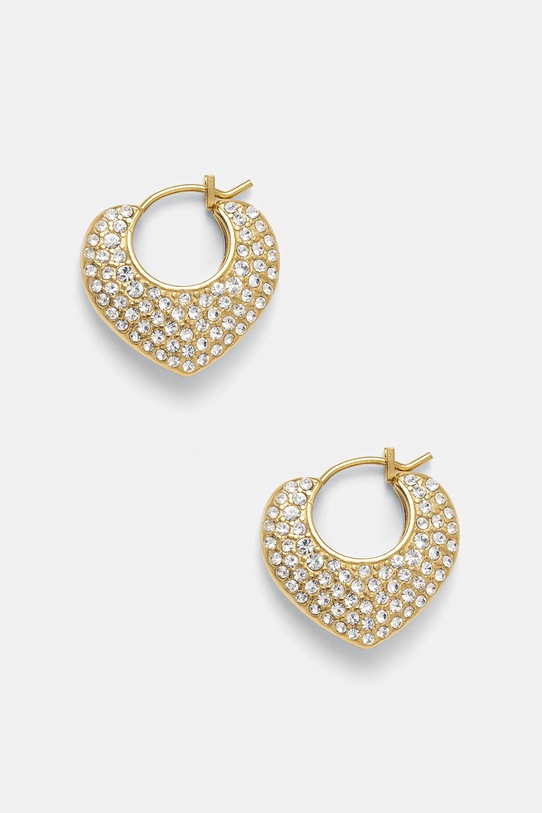 Naušnice Guess CRAZY IN LOVE Gift Box zlatna JUBE05.206JW