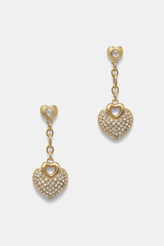 Сережки Guess CRAZY IN LOVE циркон золотой JUBE05.210JW