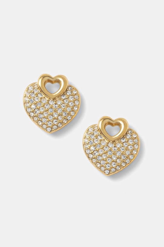 Σκουλαρίκια Guess CRAZY IN LOVE Συσκευασία Δώρου χρυσαφί JUBE05.213JW