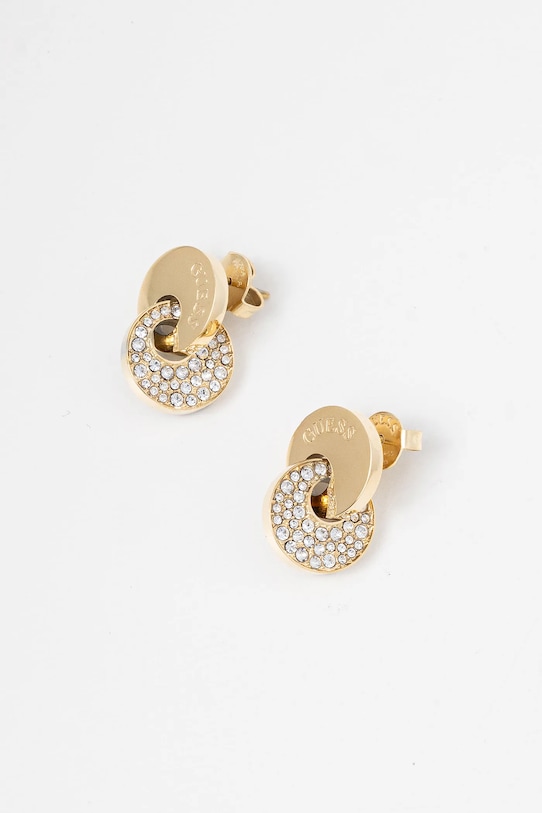 Naušnice Guess BLOOMING SUMMER cirkonij zlatna JUBE05.221JW