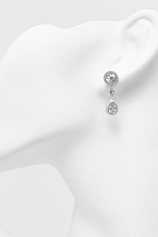 Accesorii Guess cercei 4G LIGHT JUBE05.235JW argintiu