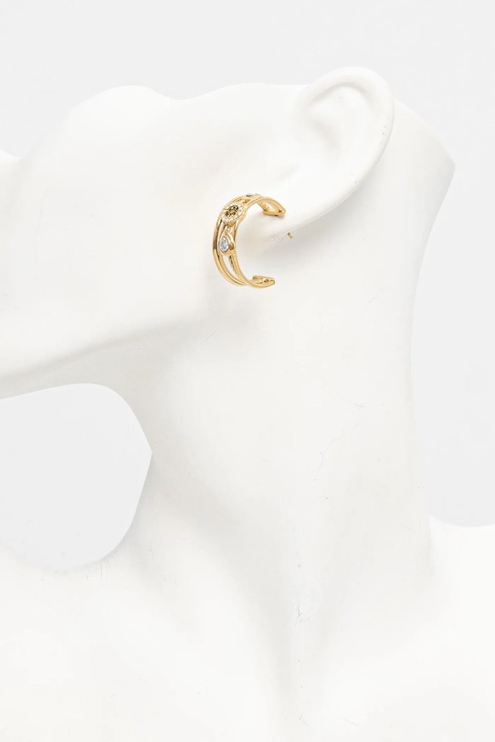 Akcesoria Guess kolczyki 4G LIGHT JUBE05.236JW złoty