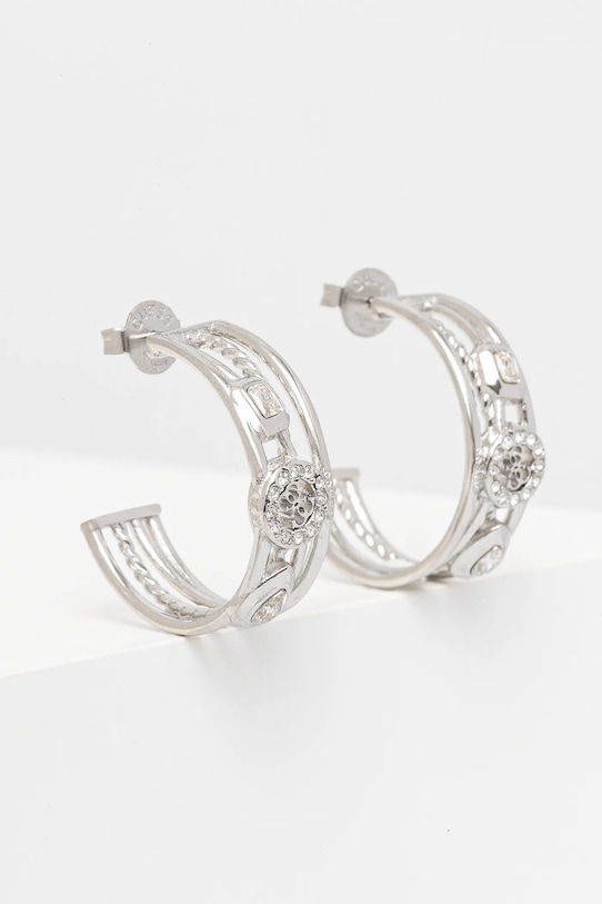 Náušnice Guess 4G LIGHT strieborná JUBE05.236JW